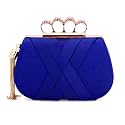 TOOBA Girl's Tassle Clutch (Blue Rings)
