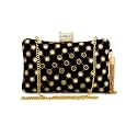 TOOBA Women's Beautiful Flower Box Clutch Bag | Detachable Chain Sling Strap| Ladies Purse Wallet