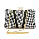 TOOBA Women's Beautiful Flower Box Clutch Bag | Detachable Chain Sling Strap| Ladies Purse Wallet