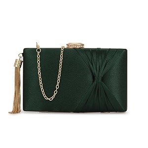 tooba women39s and girls green handcrafted beautiful bling box clutchs