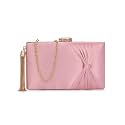 TOOBA Women's Pink Handcrafted Beautiful Bling Box Clutch Bag for Girls