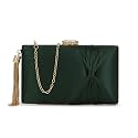 TOOBA Women's and Girls Green Handcrafted Beautiful Bling Box Clutchs