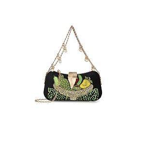 tooba women39s black handicraft beautiful clutch bag for wedding banquet