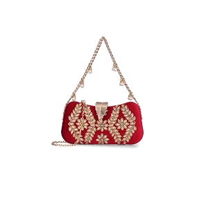 tooba women39s red handicraft beautiful bling box clutch bag for wedding banquet gift family amp friends