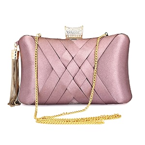 tooba women39s beautiful flower box clutch bag  detachable chain sling strap ladies purse wallet multicolour