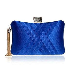 tooba women39s beautiful flower box clutch bag  detachable chain sling strap ladies purse wallet