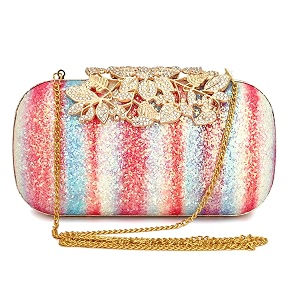 tooba women39s clutch rainbow