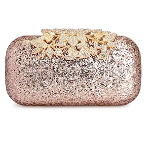 tooba handicraft women39s clutch bag purse  stylish bag bridal purse amp party handbag design big floral lock  wedding amp special occasion clutch