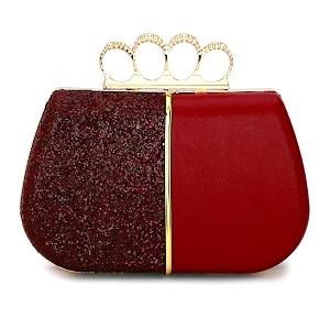 tooba handicraft hand embroidered box clutch bag purse for bridal casual wedding clutch bag for women