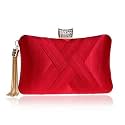 TOOBA Women's Clutch, Red Shine
