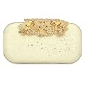 TOOBA Women's Clutch, Metallic White