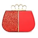 TOOBA Handicraft Hand Embroidered Box Clutch Bag Purse for Bridal, Casual, Wedding Clutch Bag for Women