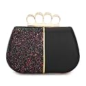 TOOBA Handicraft Hand Embroidered Box Clutch Bag Purse for Bridal, Casual, Wedding Clutch Bag for Women