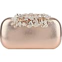 TOOBA Women Handicraft Beautiful Diamond Crystal Flower Box Clutch