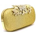 TOOBA Women's Clutch, Sparkling Gold