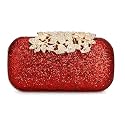 TOOBA Women's Clutch, Metallic Red