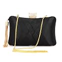 TOOBA Women's Beautiful Flower Box Clutch Bag | Detachable Chain Sling Strap| Ladies Purse Wallet