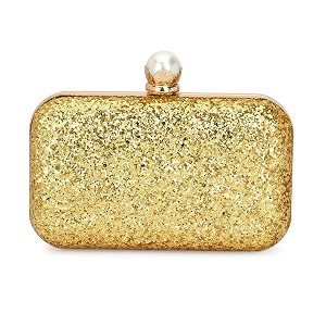 tooba women39s clutch gold glitter