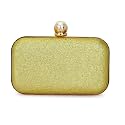 Tooba Women's Clutch (Gold) (Gold Foam Big Pearl)