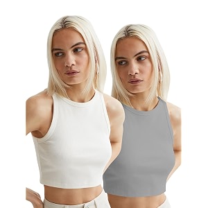 toochki tops for women crop top for women39s tank activewear tee sports western casual cotton camisole pack of 2 combo