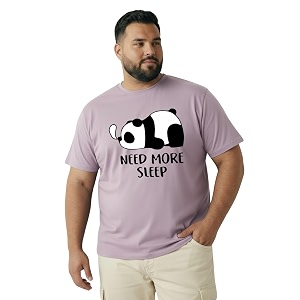 Toodlegram Mens Plus Size Graphic Printed Cotton