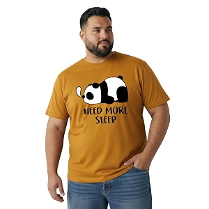 Toodlegram Mens Plus Size Graphic Printed Cotton