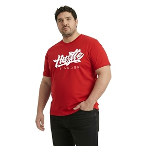 Toodlegram Men Plus Size Printed T-Shirt