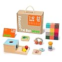 TOOKYLAND Montessori Toys for Babies 6-12 Months, 7 in 1 Learning Toy Set