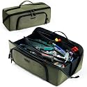 Tool Bag Organizer for Electrician & Technician, Portable Wide-Open Tool Tote with Multi Compartments, Heavy Duty Tool Storage Bag for HVAC, Plumbing, Garage & Home Repair Tools, Handyman