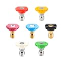 Tool Daily Pressure Washer Nozzle Tips, Multiple Degrees, 2.5 GPM, 7 Pack
