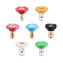 Tool Daily Pressure Washer Nozzle Tips, Multiple Degrees, 3.5 GPM, 7 Pack