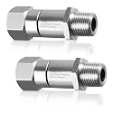 Tool Daily Pressure Washer Swivel Fitting, 3/8" NPT 360° Swivel Joint