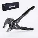 toolant 7-Inch Pliers Wrench, CR-V Steel, Smooth Parallel Jaws, 10:1
