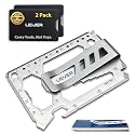 Lever Gear Toolcard Pro Money Clip Multitool - 40-in-1 Credit Card Tool 2Pk