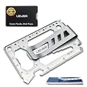 Lever Gear Toolcard Pro Money Clip Multitool - 40-in-1 Credit Card Tool
