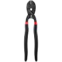 TOOLEAGUE 10-inch Mini Bolt Cutter,CR-V Blade with Recess,Black