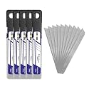 Tools 9mm Utility Knife Replacement Blades,60 Degree Snap Off SK4 Steel Blades for Retractable Cutting Knives, Hobby, Craft Knife, Box Cutter 50PCS