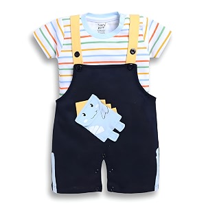 Toonyport Baby Boy Cute Mammas Munckin Dungaree