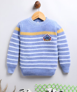 TOONYPORT Woven Round Neck Casual Baby Boys