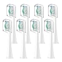 Toothbrush Heads, 8 Pack Electric Toothbrush Replacement Heads for Philips Sonicare Soft Dupont Bristles Replacement Toothbrush Heads for Oral Care