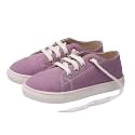 toothless Canvas Shoes Lace-Up Closure 