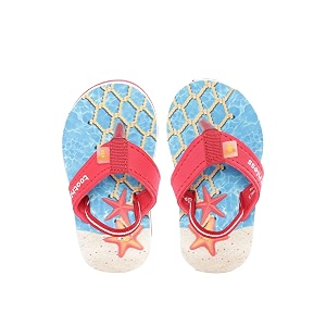 toothless kids boys bluered flip-flopstlpbff4219-2-25y