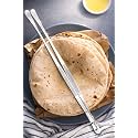Top Chef 12" Cooking Tweezers, Wide Tip | Tongs, Chimta, Chimti, Chipya, Pakad | for Roti, Chapati, Phulka, Paratha, Tortilla, Flatbread, Papad, Appalam | Food Grade Stainless Steel