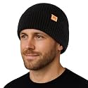 TOP-EX 100% Australian Merino Wool Soft Cuffed Winter Beanie for Adults