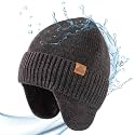 TOP-EX DryKnit™ 80% Merino Wool Waterproof Ear Flap Beanie M/L/XL