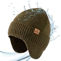 TOP-EX DryKnit™ 80% Merino Wool Waterproof Ear Flap Beanie M/L/XL