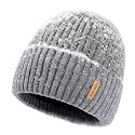 TOP-EX DryKnit™ Waterproof L/XL/XXL Winter Fleece Lined Beanie Hat for Men Women Warm Knit Watch Skull Cap Cold Weather
