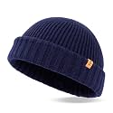 TOP-EX PolarWool™ 100% Merino Wool Short Fisherman Beanie Men Women