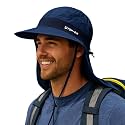 TOP-EX UPF 50+ Cooling Wide Brim Sun Hat for Men with Neck Flap, Packable