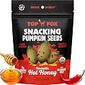 Top Fox Snacks Pumpkin Seeds to Eat (Nashville Hot Honey, 3.5 oz – 6 Pack) - Gluten Free Snacks, Protein Snacks, Keto Friendly Snacks, Allergen Free, Paleo &amp; Vegan - Organic Pop-Roasted